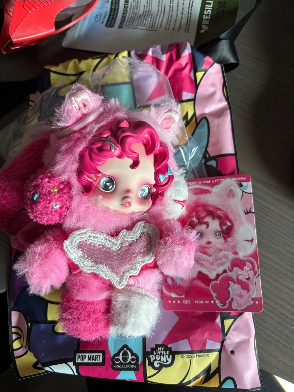 My Little Pony skull panda Pinkie pie - card confirmed